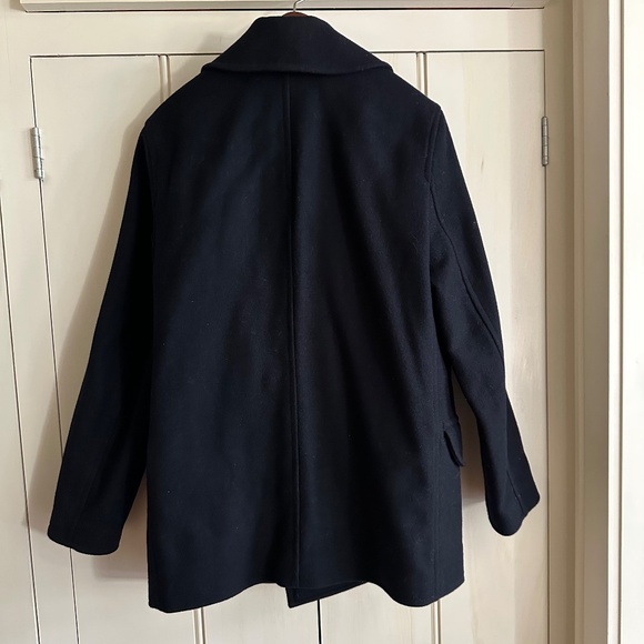 J Crew Dock Peacoat in Navy Wool Blend with PrimaLoft (NWT) - Picture 3 of 6